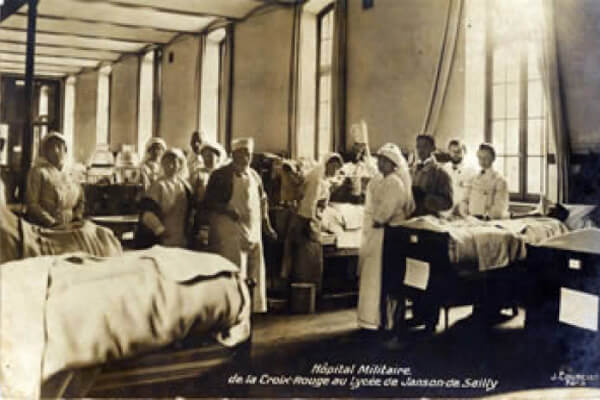 Janson, hôpital militaire pour la Croix Rouge