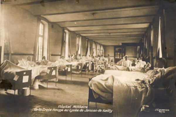 Hôpital militaire de la croix touge du lycée Janson-de-Sailly