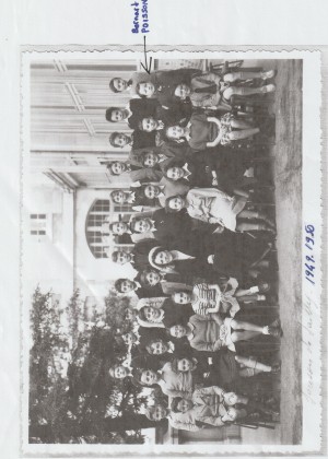  n°664 7eme 1949-1950 Mme PRADONEAU 