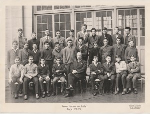  N° 834 classe de 3ème B7 Janson 1958-1959 