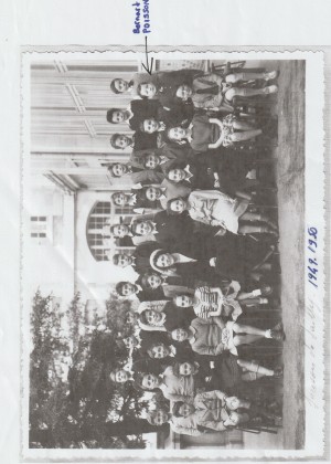  n°664 7eme 1949-1950 Mme PRADONEAU 