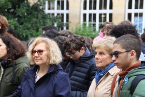  10- Madame Bouaina, Principale du petit collège, Mme Legendre professeur au CDI, Mme Vichot, Présidente, le délégué du CVL 
